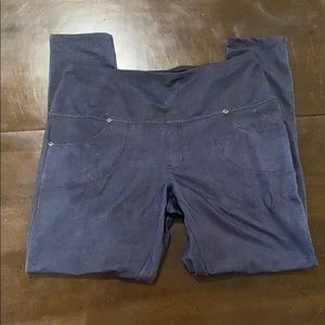 Ruby Ribbon Denim Leggings Size XL